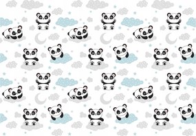 Panda az égen flizelin fotótapéta gyerekszobába 460x300 +ragasztó