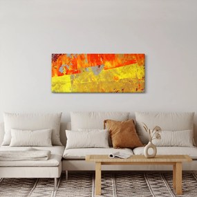 Absztrakció kép - festmény (120x50 cm)