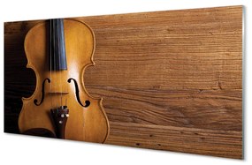 Akrilkép Hegedű, fa 120x60 cm