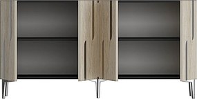Nota 150 - Anthracite, Travertine, Silver