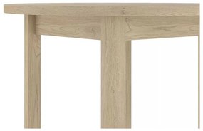 Adam étkezőasztal - 80 cm átmérő, cremona tölgy