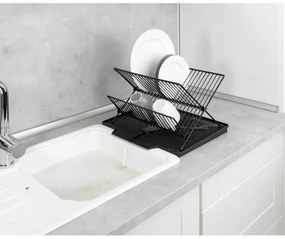 WENKO 54771100 - NELIA edényszárító 34x40 cm fekete