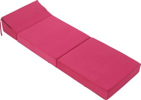 Összecsukható matrac/fotel, 2v1, rózsaszín magenta, PELOS