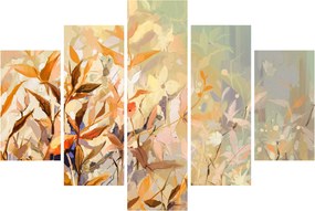 Kép - Festett növények (150x105 cm)