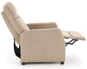 Állítható FELIPE fotel, bézs színű