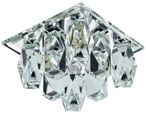 PREZENT 71075 CRYSTAL Kristály Spot Lámpa Króm, Tükör, Átlátszó G9 IP20