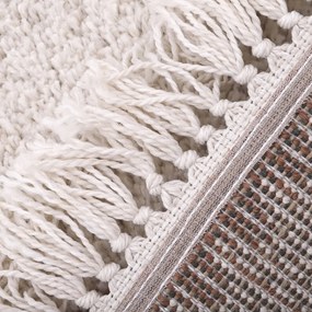 Wooly bézs-piros szőnyeg, 120 x 170 cm - Nattiot