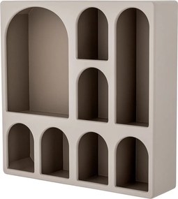 Szürkésbézs többszintes fali polc 48 cm Graphia – Bloomingville