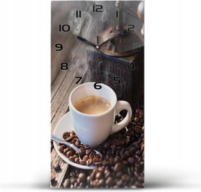 Üveg falióra Kávéscsésze 30x60 függőleges