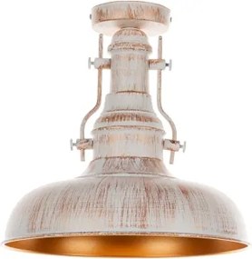 Brilagi - Mennyezeti lámpatest PYRONIC 1xE27/40W/230V átm. 32 cm krémszín/patina