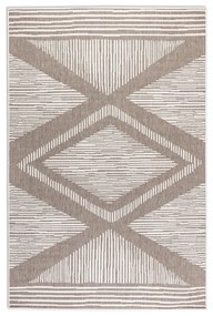 Barna-krémszínű kültéri szőnyeg 120x170 cm Gemini – Elle Decoration