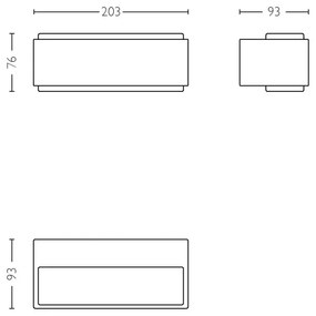 Philips 16487/93/P0 - Szabályozható kültéri lámpa STRATOSPHERE 2xLED/4,5W IP44