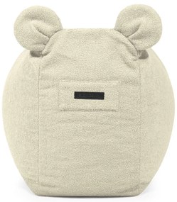 Krémszínű buklé gyerek babzsákfotel Snug 130 Bear – SLOWDOWN