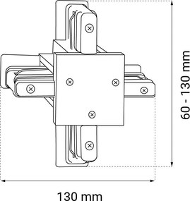 Antigo Track 1F 6354 Beépíthető spotlámpa IP20