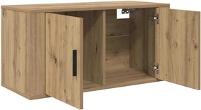 vidaXL Fali TV Szekrény kézműves tölgy 80 x 34.5 x 40 cm Faanyag