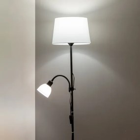 Brilagi - Állólámpa CERIA 1xE27/100W/230V + 1xE14/25W fekete/fehér