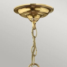 Hinkley HK-GENTRY-P-M-PB - GENTRY láncos csillár 4xE14/60W/230V arany