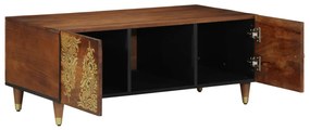 Kávézóasztal 100x54x40 cm Tömör Mangófából