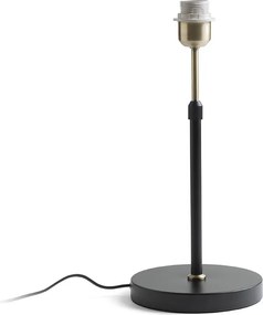 RENDL EMMETT asztali lámpa fekete antikolt sárgaréz 230V LED E27 15W