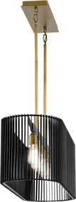 Quintiesse LINARA QN-LINARA-ISLE-BK Függőlámpa 5x60W/E27