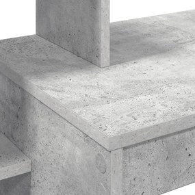 Íróasztal Betonhatású szürke Betonhatású laminált, mérnöki fa