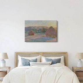 Kép - Claude Monet, Stacks of Wheat (End of Summer) , reprodukciók (90x60 cm)