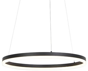 Design lógólámpa fekete 60 cm LED-del, 3 fokozatú fényerő-szabályozóval - Anello