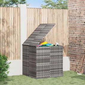 Szürke Polyrattan Kerti Párnatartó Doboz 100 X 97,5 X 104 Cm