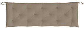 2 db tópszínű oxford szövet kerti padpárna 150 x 50 x 7 cm
