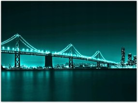 Poszterek 135x100 Türkiz kilátás híd