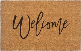 Vastag lábtörlő kókusz 45x75cm Welcome, bejárati szőnyeg