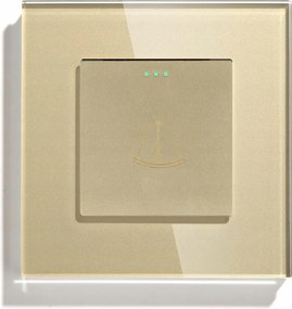 Kapcsoló Fénykapcsoló Üveg Csengő Impulzus Arany
