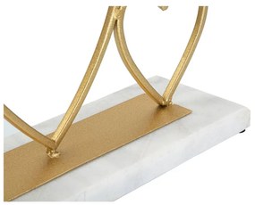 Aranyszínű-fehér gyertyatartó - Mauro Ferretti