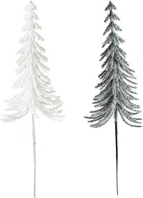 Karácsonyi dekoráció Fa karácsonyfa, 2 színkeverék, magasság 32 cm, 2 DB-os készlet