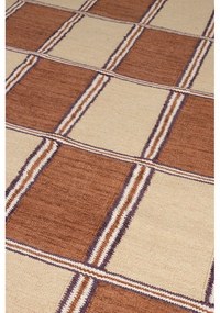 Terrakotta színű pamut szőnyeg 200x300 cm Gambit – Dutchbone