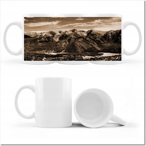 Nyomott mintás bögre Tátra Lengyel hegyek Kilátás