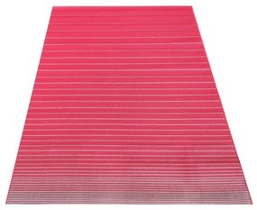 Piros egyoldalas szőnyeg a teraszra Szélesség: 133 cm | Hossz: 190 cm