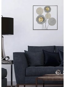 Squity fém fali dekoráció, 50 x 50 cm - Mauro Ferretti