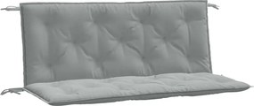 vidaXL 2 db melange világosszürke szövet kerti padpárna 120 x 50 x 7cm