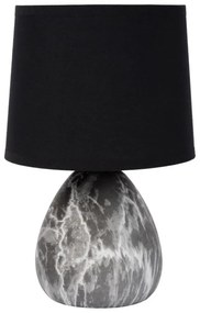 Lucide 47508/81/30 - Asztali lámpa MARMO 1xE14/40W/230V fekete