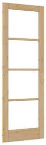 Belső Ajtó Üveggel ORKDAL Barna 73.5 x 211 cm