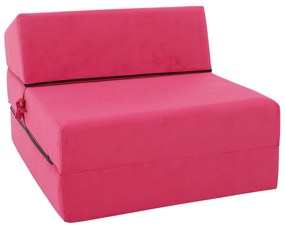 Összecsukható szék/matrac PELOS, sötét rózsaszín
