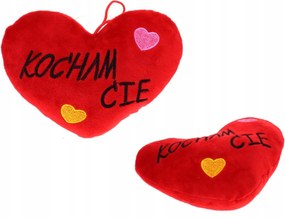 Szív plüss párna Szeretlek felirattal Valentin napi ajándék