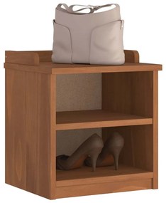 SANDNES tömör fenyőfa előszobapad 45x40x50 cm