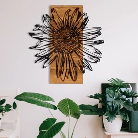 Daisy fém fali dekoráció, 56×58 cm
