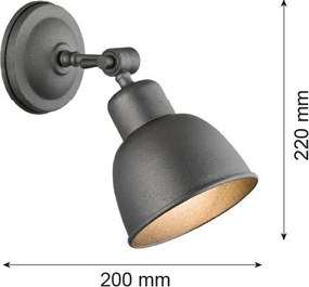 Argon EUFRAT 3183 Fali lámpa 1x15W/E27 IP20