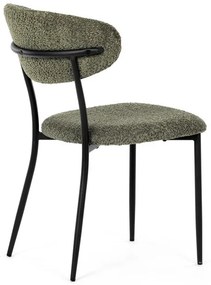 Zöld Bouclé Étkezőszék. CT-W1021 GRN2