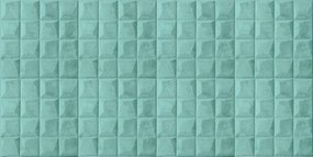 Hcs deco Öntapadós 3D dekoráció az ágy mögé menta bársonykockák