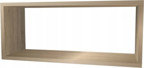 Akasztós könyvespolc, falra akasztható polc, sonoma tölgy, 70x30x20