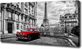 Vászonkép Piros limuzin 100x70 cm